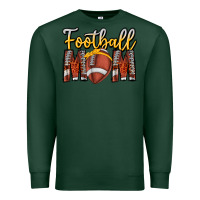 Sports Green Football Mom Premium Sweatshirt - CowhideDigitalArt