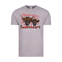 Vintage Zinc mama's sweetheart highland cow and calf Vintage Tee - RanaPortraitStore