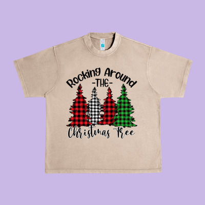Rocking Around The Christmas Tree Urban Heavy Tee Designed By Bettercallsaul