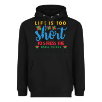 Black life is too to stress the small things anymo Heavyweight Hoodie - CowhideDigitalArt