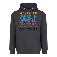 Smoke life is too to stress the small things anymo Heavyweight Hoodie - CowhideDigitalArt