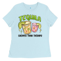 Tequila Cheaper Than Therapy Ladies Tee | Teevron
