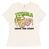 Bone tequila cheaper than therapy Ladies Tee - MaliasSmallBusiness