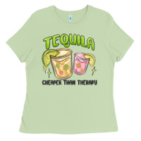 Matcha tequila cheaper than therapy Ladies Tee - MaliasSmallBusiness