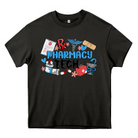 Asphalt pharmacy tech Heavy Core Tee - MaliasSmallBusiness