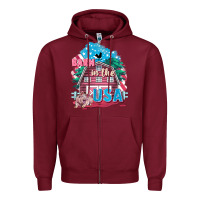 Barn In The Usa Zipper Hoodie | Teevron