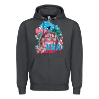 Smoke Barn in the USA Zipper Hoodie - FaDigitalArtStudio
