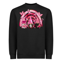 Black gnomes rainbow breast cancer Heavyweight Sweatshirt - CowGirlArtShop