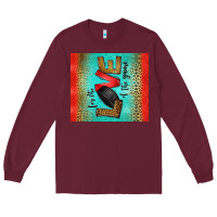 Burgundy for the love of the game ice hockey Long Sleeve Tee - Jasminsmagicworld