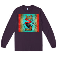 Plum for the love of the game ice hockey Long Sleeve Tee - Jasminsmagicworld