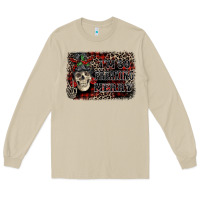 Mushroom I'm so freaking merry skeleton messy bun Long Sleeve Tee - NancyCooperArtShop