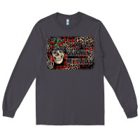 Smoke I'm so freaking merry skeleton messy bun Long Sleeve Tee - NancyCooperArtShop