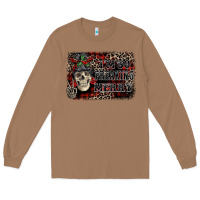 Toasted Coconut I'm so freaking merry skeleton messy bun Long Sleeve Tee - NancyCooperArtShop