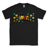 Black for the love of the game softball Classic Tee - Jasminsmagicworld