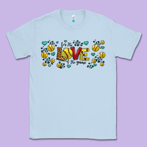 For The Love Of The Game Softball Classic Tee Designed By Jasminsmagicworld