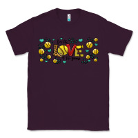 Plum for the love of the game softball Classic Tee - Jasminsmagicworld