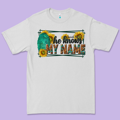 He Knows My Name Isaiah 43 1 Premium Tee Designed By Nancycooperartshop