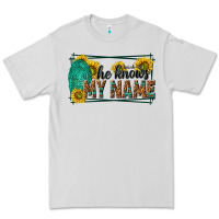 Dove Grey he knows my name isaiah 43 1 Premium Tee - NancyCooperArtShop