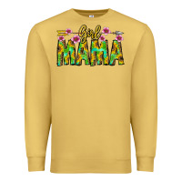 Antique Gold Girl Mama Premium Sweatshirt - CowhideDigitalArt