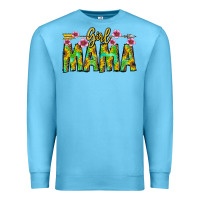 Ocean Blue Girl Mama Premium Sweatshirt - CowhideDigitalArt