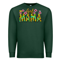 Sports Green Girl Mama Premium Sweatshirt - CowhideDigitalArt