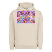 Pigment French Oak unicorn Urban Hoodie - Artiststas