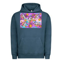 Pigment Midnight Navy unicorn Urban Hoodie - Artiststas