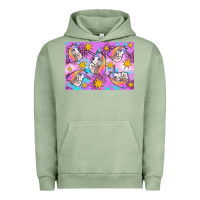 Pigment Oil Green unicorn Urban Hoodie - Artiststas