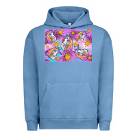 Pigment Pebble Blue unicorn Urban Hoodie - Artiststas