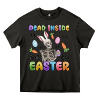 Asphalt dead inside but it's easter Heavy Core Tee - MaliasSmallBusiness