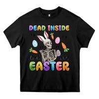 Black dead inside but it's easter Heavy Core Tee - MaliasSmallBusiness