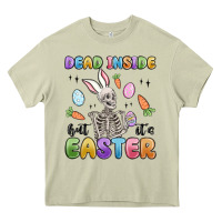 Mossy dead inside but it's easter Heavy Core Tee - MaliasSmallBusiness