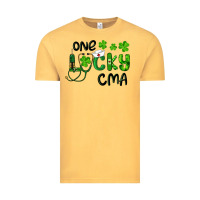 Vintage Mustard one lucky certified medical assistant cma Vintage Tee - RanaPortraitStore