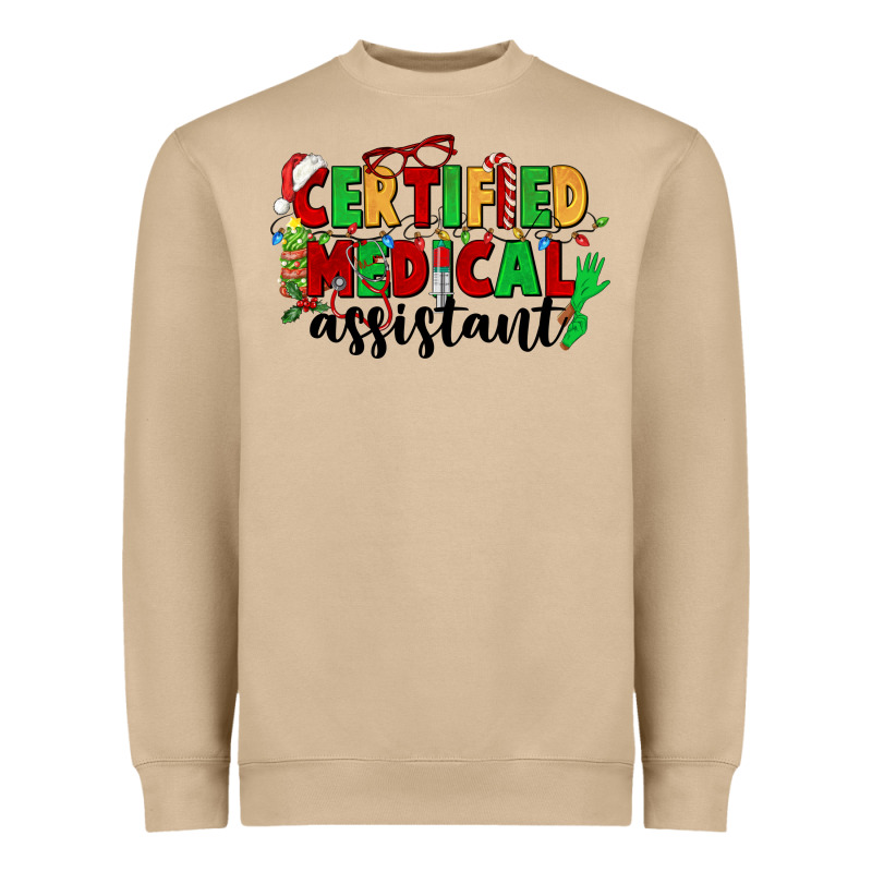 Certified Medical Assistant Heavyweight Sweatshirt by CowGirlArtShop | Teevron