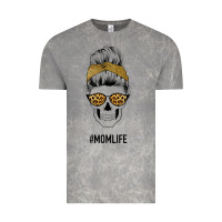 Cloud Rock Yellow Glitter, Leopard Pattern Mom Skull Vintage Tee - Bettercallsaul