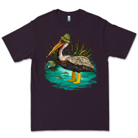 Plum fishing pelican camp Premium Tee - NancyCooperArtShop