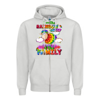 Dove Grey I am the rainbow sheep of the family Zipper Hoodie - FaDigitalArtStudio