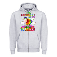 Heather Grey I am the rainbow sheep of the family Zipper Hoodie - FaDigitalArtStudio