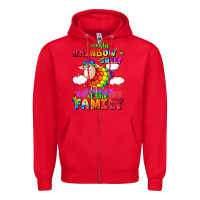 Red I am the rainbow sheep of the family Zipper Hoodie - FaDigitalArtStudio