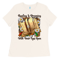 Bone reading is dreaming with your eyes open Ladies Tee - NancyCooperArtShop