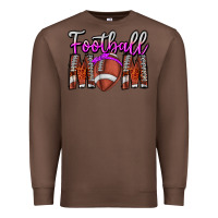 Chestnut Football Mom Premium Sweatshirt - CowhideDigitalArt