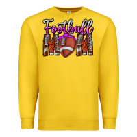 Lemon Football Mom Premium Sweatshirt - CowhideDigitalArt