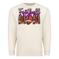 Sandshell Football Mom Premium Sweatshirt - CowhideDigitalArt