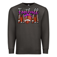 Smoke Football Mom Premium Sweatshirt - CowhideDigitalArt