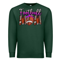Sports Green Football Mom Premium Sweatshirt - CowhideDigitalArt