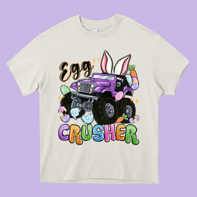 Egg Crusher Heavy Core Tee Designed By Maliassmallbusiness
