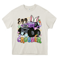 Cream egg crusher Heavy Core Tee - MaliasSmallBusiness