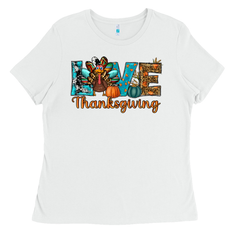 Love Thanksgivings Turkey Ladies Tee by RanaPortraitStore | Teevron