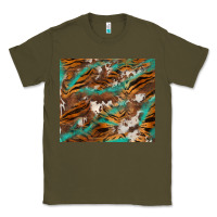 Army Green tiger cowhide tumbler Classic Tee - BarkalooDesign