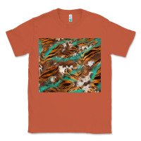 Copper tiger cowhide tumbler Classic Tee - BarkalooDesign